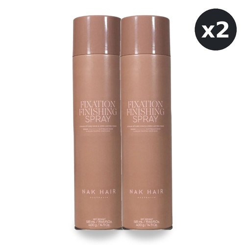 NAK Signature Fixation Finishing Spray 400g Pack of 2