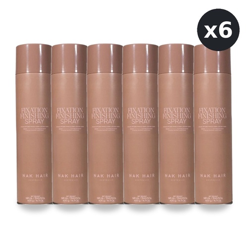 NAK Signature Fixation Finishing Spray 400g Pack of 6