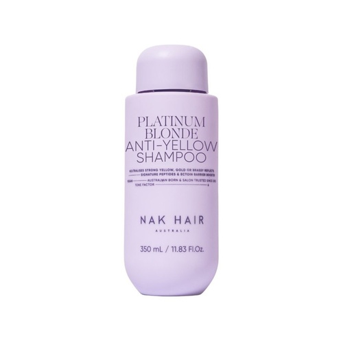 NAK Signature Platinum Blonde Anti - Yellow Shampoo 350ml