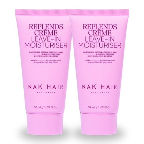 NAK Signature Replends Creme Leave in Moisturiser 50ml Pack of 2