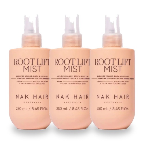 NAK Signature Root Lift Mist 250ml Pack of 3