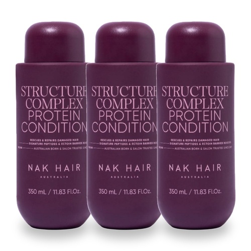 NAK Signature Structure Complex Protein Conditioner 350ml Pack of 3