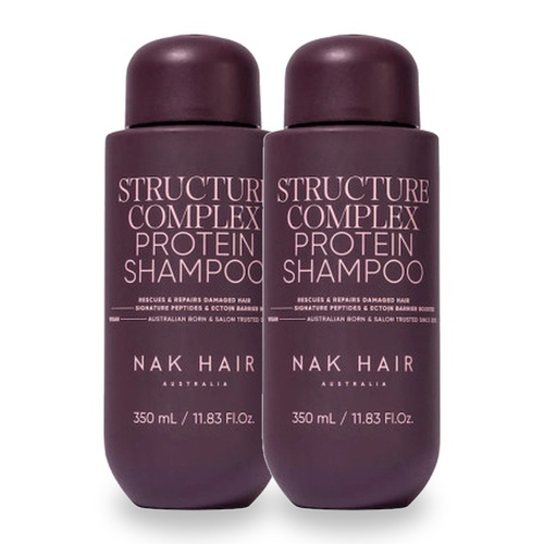 NAK Signature Structure Complex Protein Shampoo 350ml Pack of 2