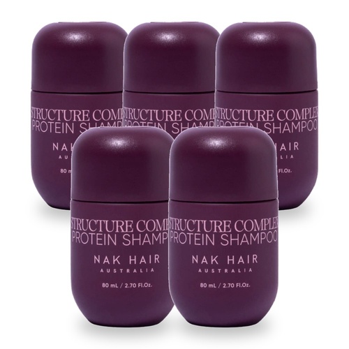 NAK Signature Structure Complex Protein Shampoo 80ml Pack of 5