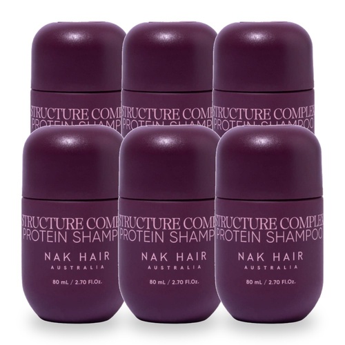 NAK Signature Structure Complex Protein Shampoo 80ml Pack of 6