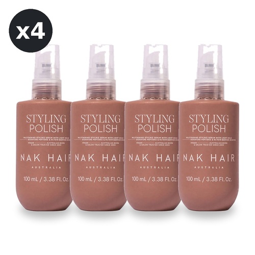 NAK Signature Styling Polish 100ml Pack of 4