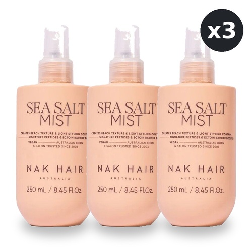 NAK Signature Sea Salt Mist 250ml Pack of 3