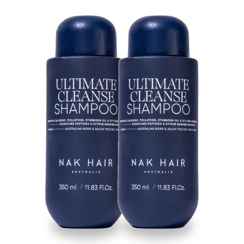 NAK Signature Ultimate Cleanse Shampoo 350ml Pack of 2