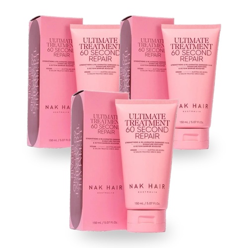 NAK Signature Ultimate Treatment 150ml Pack of 3