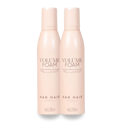 NAK Signature Volume Foam 250g Pack of 2