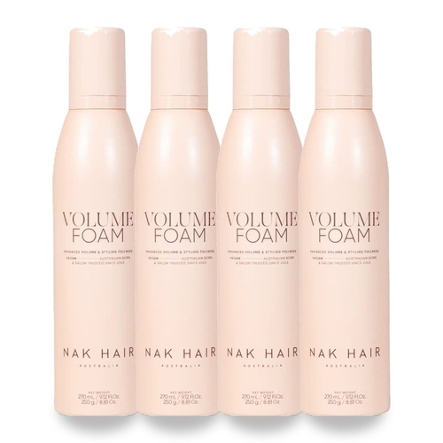 NAK Signature Volume Foam 250g Pack of 4