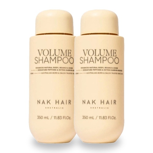 NAK Signature Volume Shampoo 350ml Pack of 2