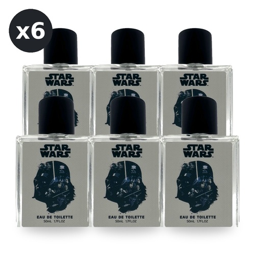 Star Wars Legacy Collectors Darth Vader Eau De Toilette EDT 50ml Pack of 6