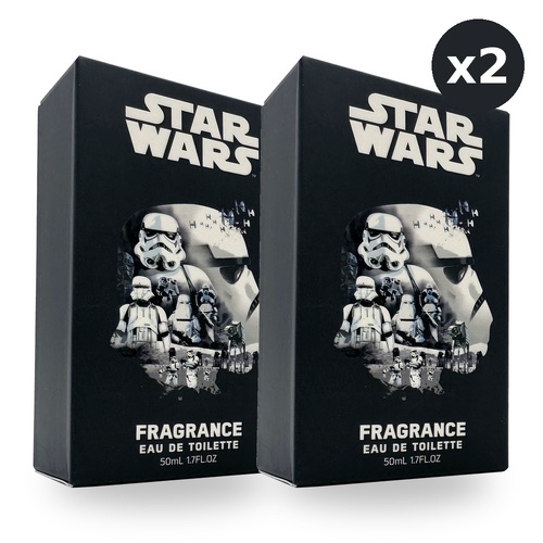 Star Wars Legacy Collectors Storm Trooper Fragrance Eau De Toilette EDT 50ml Pack of 2