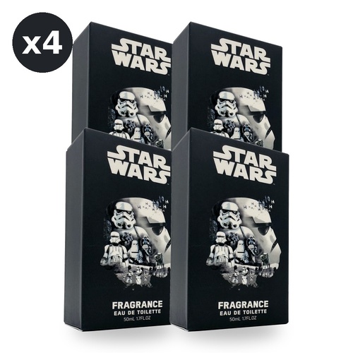 Star Wars Legacy Collectors Storm Trooper Fragrance Eau De Toilette EDT 50ml Pack of 4