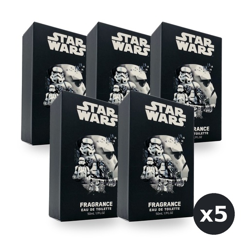 Star Wars Legacy Collectors Storm Trooper Fragrance Eau De Toilette EDT 50ml Pack of 5