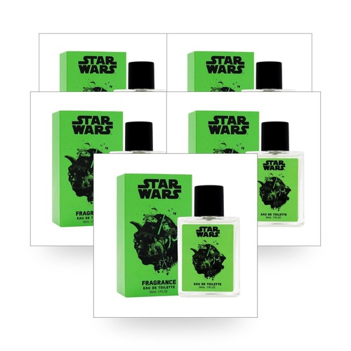 Star Wars Legacy Collectors Yoda Fragrance Eau De Toilette EDT 50ml Pack of 5