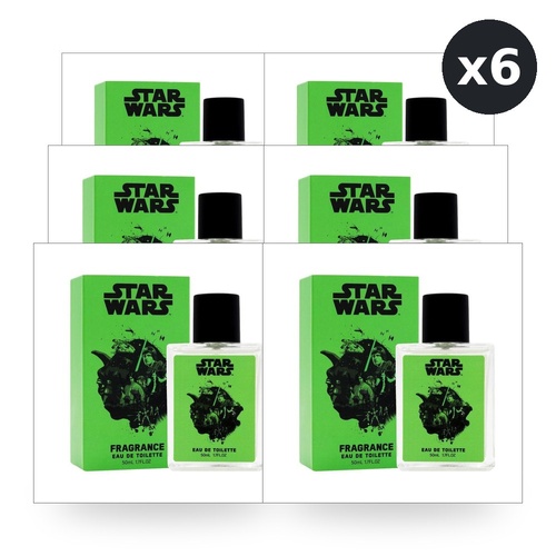 Star Wars Legacy Collectors Yoda Fragrance Eau De Toilette EDT 50ml Pack of 6