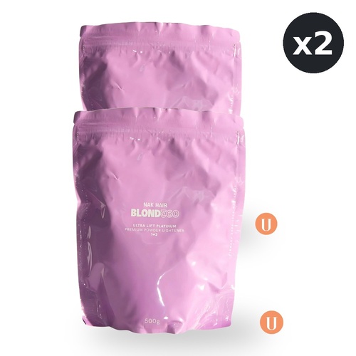 NAK Ultra Lift Platinum Powder 500g Pack of 2
