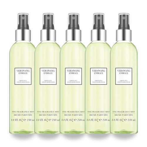 Vera Wang Embrace Green Tea & Pear Blossom 240ml Body Mist Pack of 5
