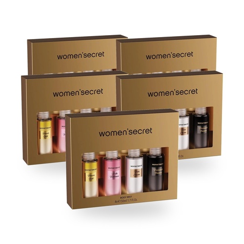 Womens Secret Set Metallic 4 x 50ml x 5