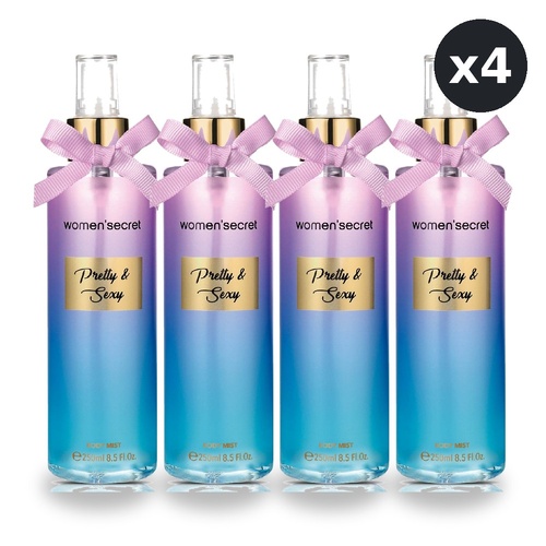 Womens Secret Mist Pretty & Sexy 250ml Pack of 4