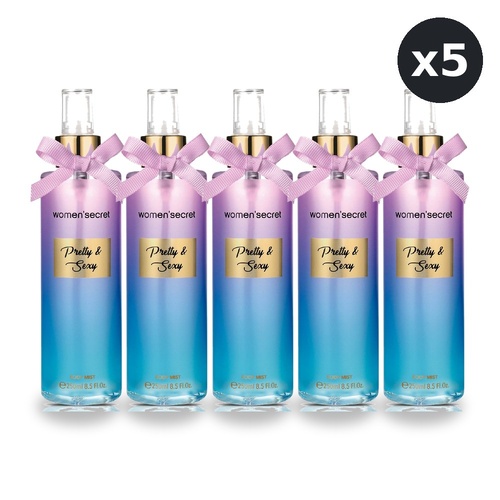 Womens Secret Mist Pretty & Sexy 250ml Pack of 5