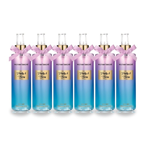 Womens Secret Mist Pretty & Sexy 250ml Pack of 6