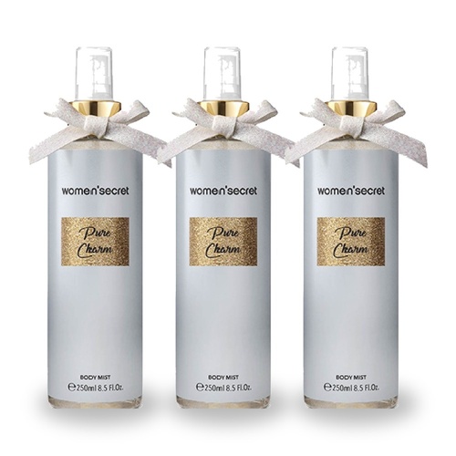 Womens Secret Mist Pure Charm 250ml Pack of 3